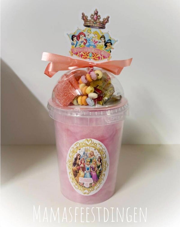 Suikerspin / popcorn en snoepjes prinsessen