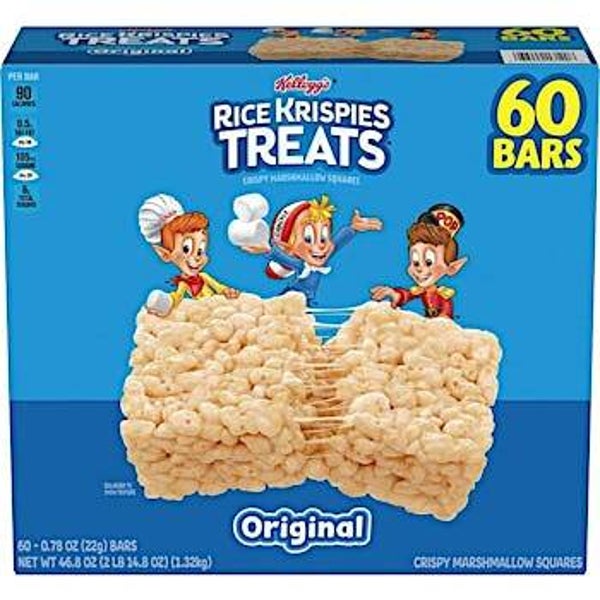 Rice Krispies Treats, Original, 60 Bars