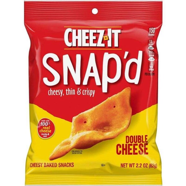 Cheez-It Snap'd Crackers, Double Cheese