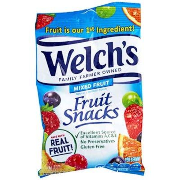Welch's Fruit Snacks - Mixed Fruit, 2.25 oz Pouch