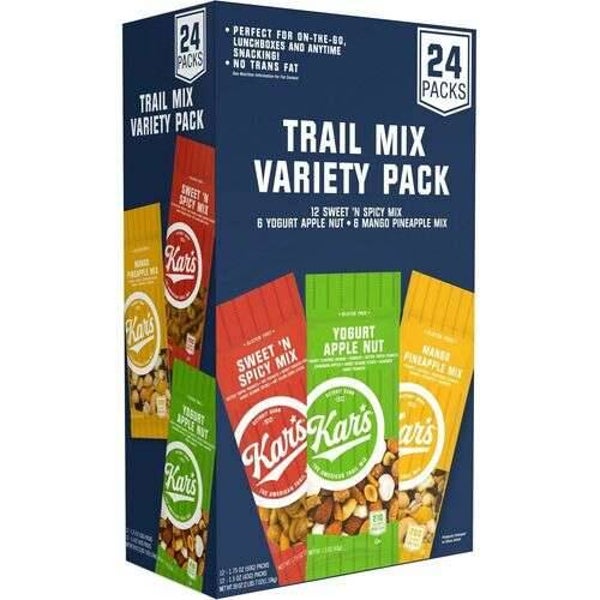 Kar's Nuts Trail Mix Variety Pack - 24 Pack