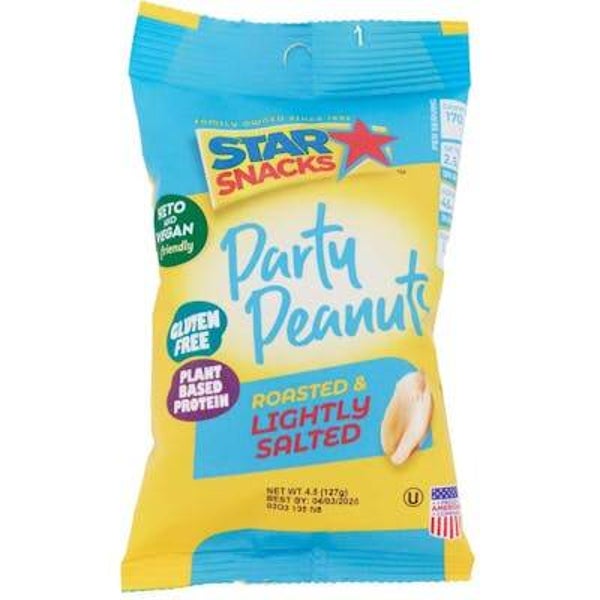 Roasted and Lightly Salted Peanuts SKU 18 units per case