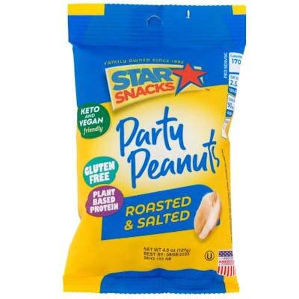 Roasted and Salted Peanuts SKU 18 units per case
