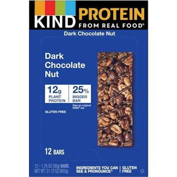 KIND Protein Bars - Dark Chocolate Nut, 1.76 oz, 12 Pack 6 units per case