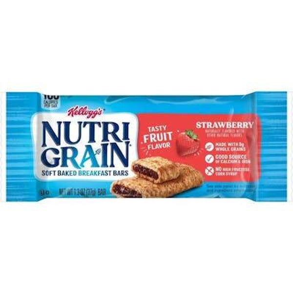 Nutri-Grain Breakfast Bars - Strawberry, 1.3 oz, 16 Box 3 units per case