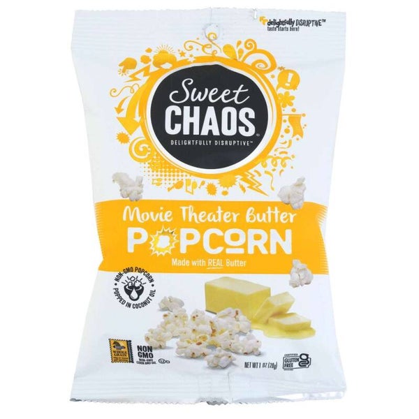 Sweet Chaos Popcorn, Movie Theater Butter 8 units per case