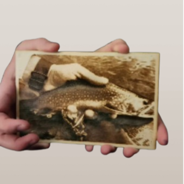 Engraved picture 4x6 inch