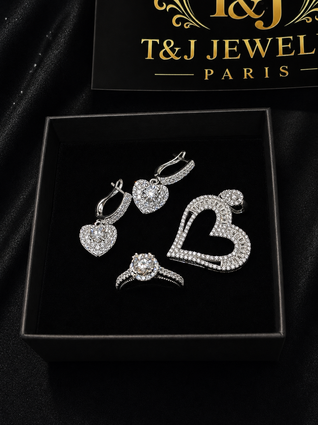 Parure Femme Cœur Lumière- F003