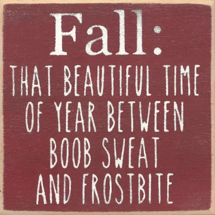 5x5 Fall Frostbite Wood Sign