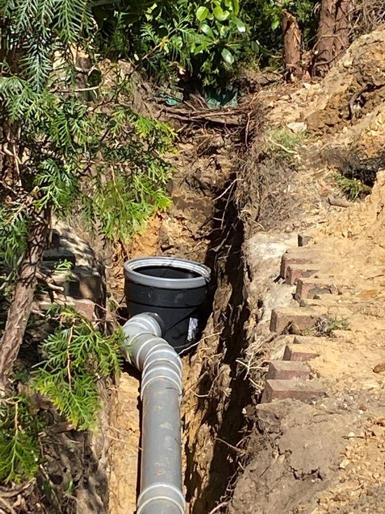 erfscheidingsput vervangen door een pvc erfscheidngsput