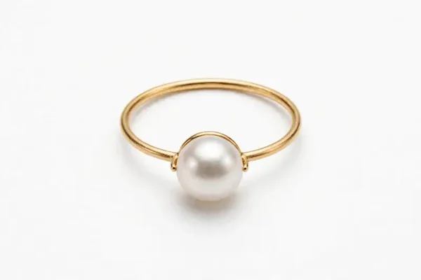 Bague perle