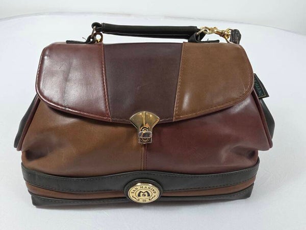 San Marino Vintage Leren Handtas – Driekleur – Klassiek & Tijdloos. Gratis bezorgd.