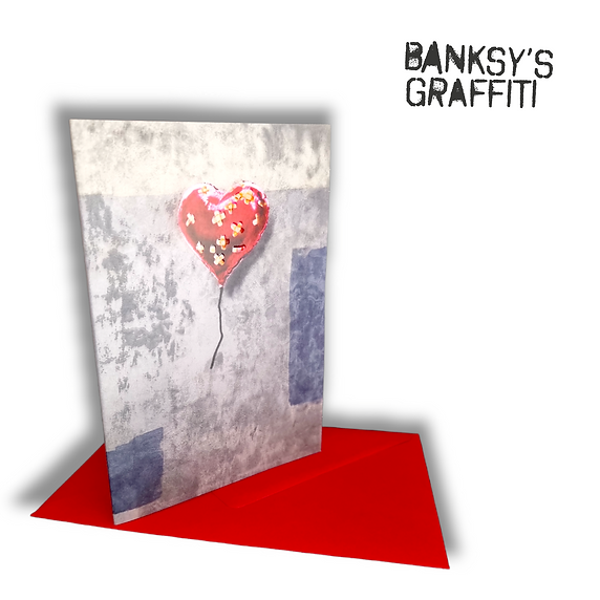 Banksy - Wenskaart - Bandaged Heart € 3,95