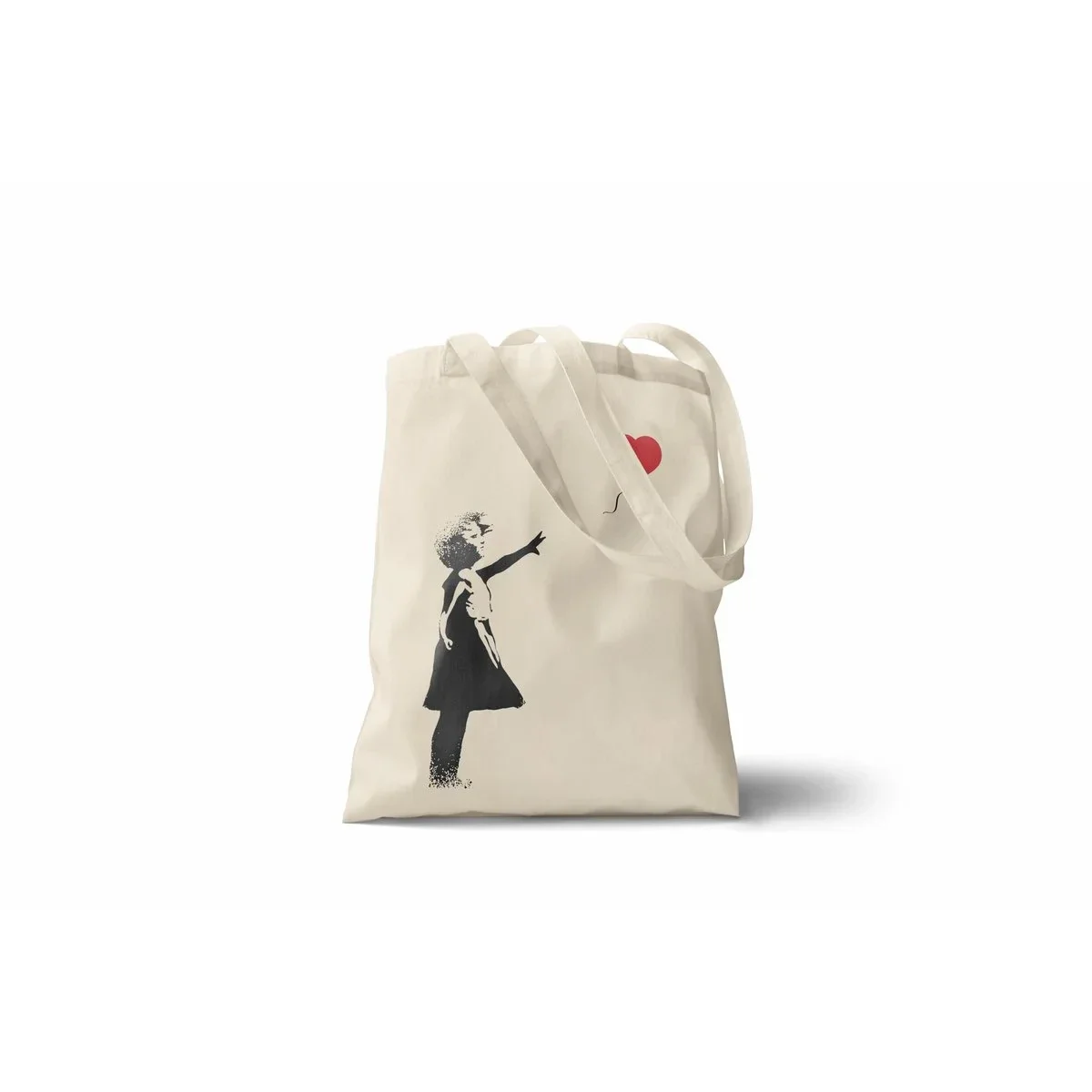 Banksy's Graffiti Tote Bag/Street Bag - Ballonmeisje € 19,95