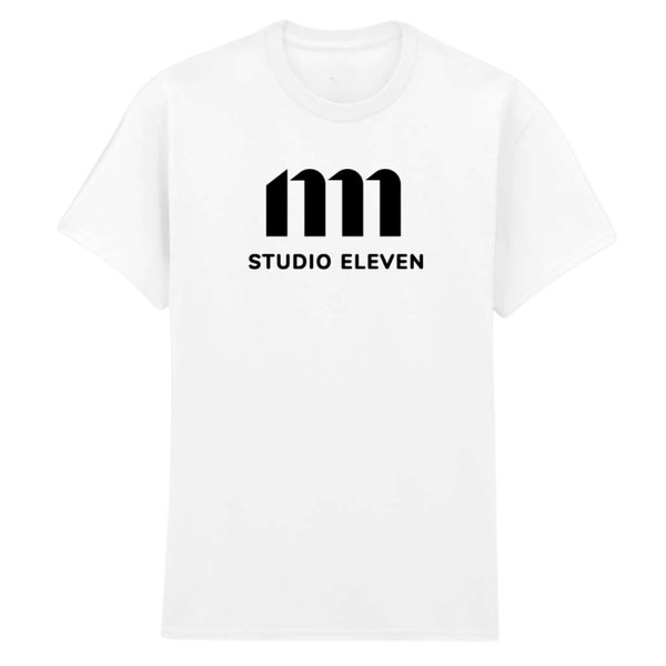 BELA BOMBAŽNA KRATKA MAJICA MM STUDIO ELEVEN