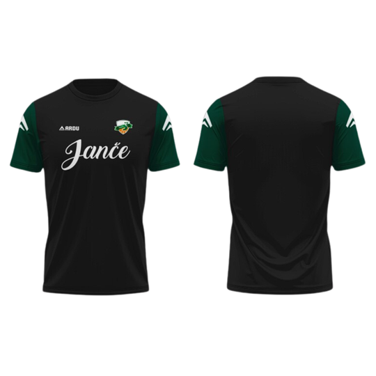 ČRNA KRATKA MAJICA KK JANČE