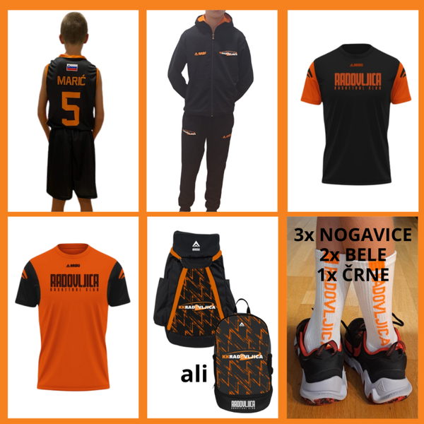 PAKET KLUBSKIH OBLAČIL KK RADOVLJICA L