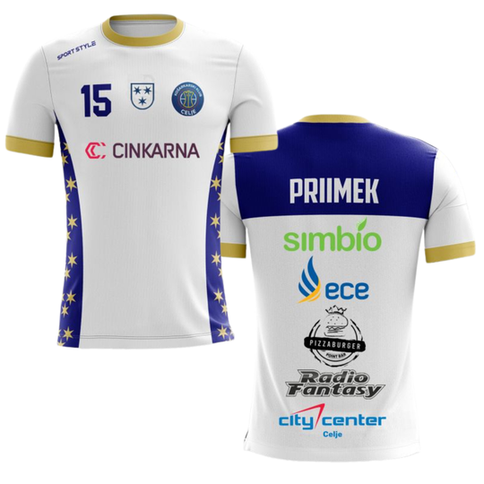 Ogrevalna majica s priimkom