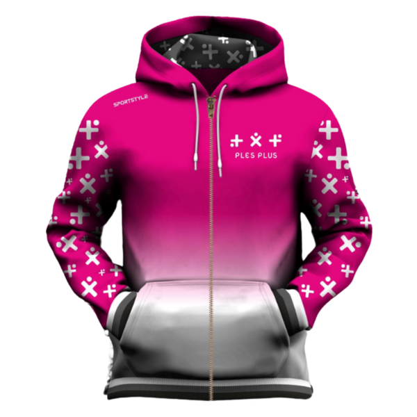 HOODIE PLES PLUS, PINK