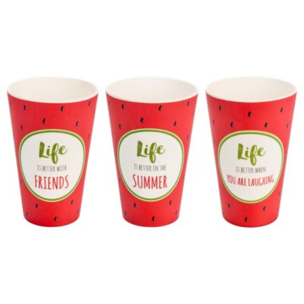 SET 3 LONČKOV: LUBENICA, 400ml