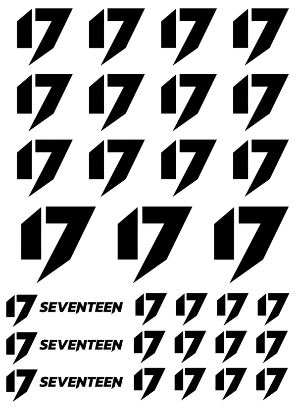 ✔️VODNI ZAČASNI TATU SEVENTEEN GYM