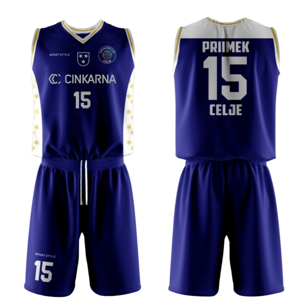 TEMEN KOŠARKARSKI DRES KK CELJE