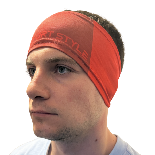 ŠPORTNI DVOBARVNI TRAK ZA UŠESA – RDEČ