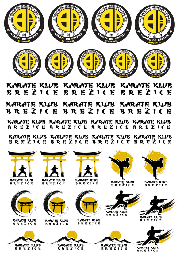 ✔️VODNI ZAČASNI TATU KARATE KLUB BREŽICE