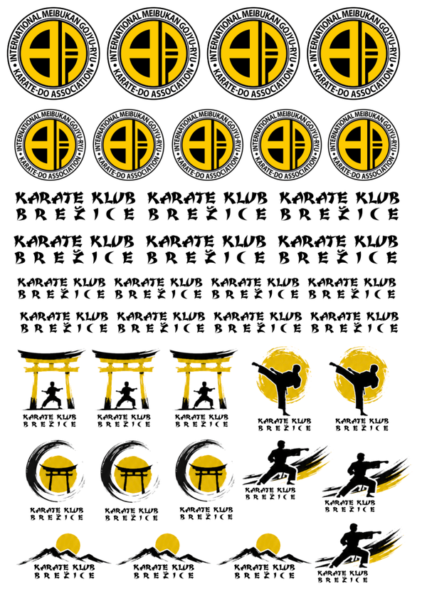 ✔️VODNI ZAČASNI TATU KARATE DO BREŽICE