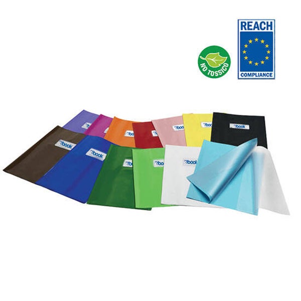 Copriquaderno Maxi A4 NikOffice con Alette e Porta Nome – Finitura Laccata Lucida fuxia