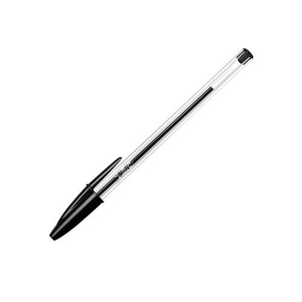 Penna a Sfera Bic Cristal Original – Tratto Medio 1.0 mm, Colore Nero
