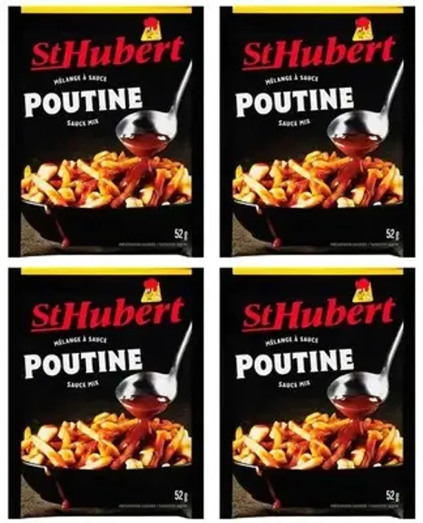 St. Hubert Poutine Gravy Mix, 52g (4 Pack)