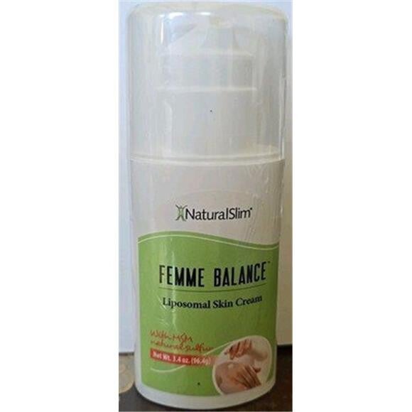 NaturalSlim Femme Balance - Progesterone Cream for 3.4 Ounce