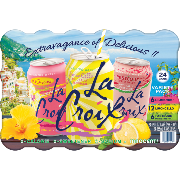 Lacroix Sparkling Water, Variety Pack, 12 Fl Oz, 24-Count* cpus