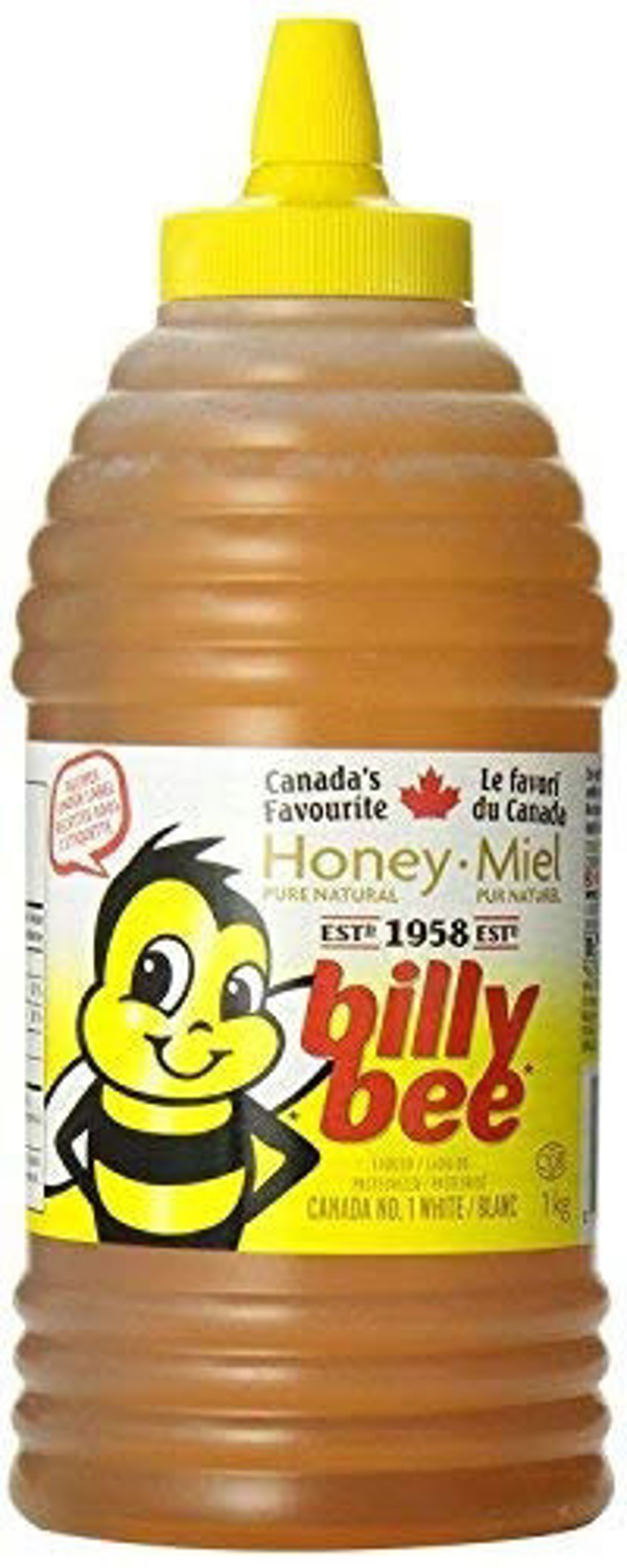 Billy Bee, Pure Natural Honey, Liquid White, 1kg/2.2 lbs.