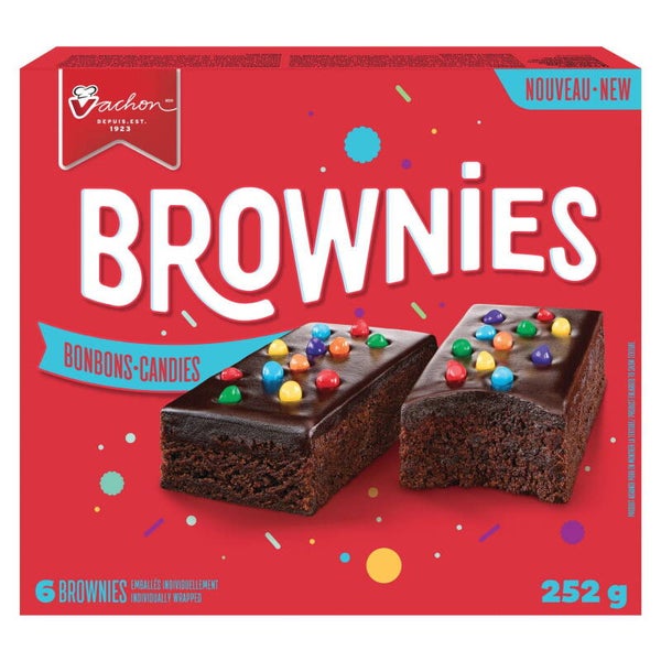 Vachon Candy Brownies Chocolate Snack Cakes – Sweet Cream Filled Treat