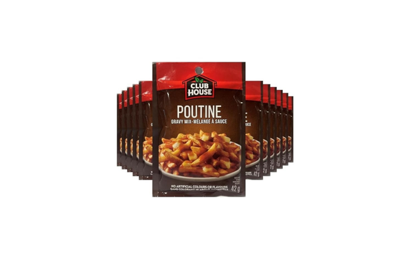 Club House Poutine Gravy Mix 42g/1.5 oz., (12 Pack) - FREE SHIPPING