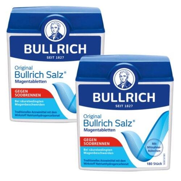 Bullrich Salz Stomach Tablets Against Heartburn  & acid From Germany- 180pcs x 2Other Products from nous (View All)