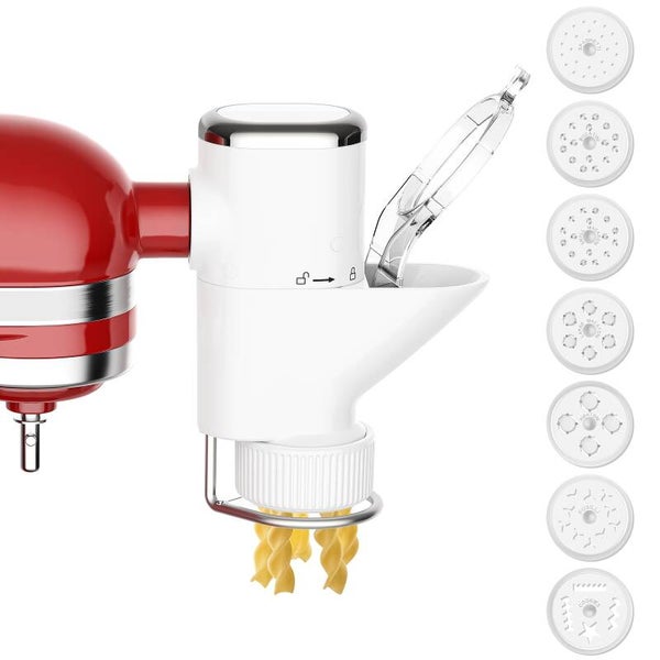 Interchangeable Plates Pasta Press Attachment for Stand Mixers -From USA
