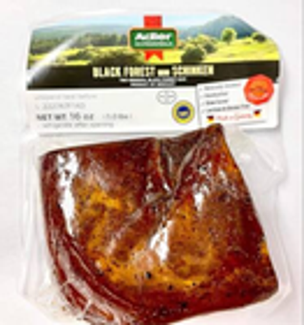 Authentic ADLER Black Forest Smoked Ham,22 oz (Uncut)