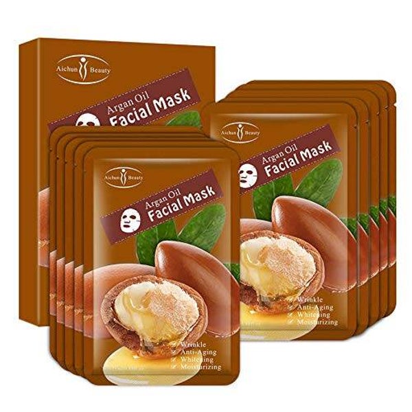 Facial Mask Repair Essence Anti-Acne Refreshing Relieve Wrinkles Long-Lasting Soothing Face Skin Care  10 count