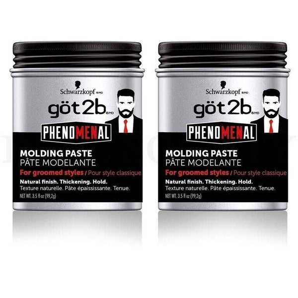 Schwarzkopf Got2b Phenomenal Molding Paste 3.5 oz Lot of 2