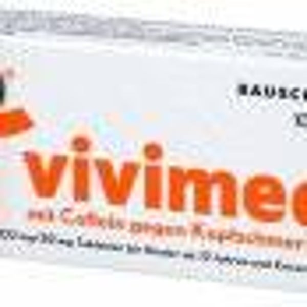 Vivimed With caffeine for headaches 10- 30- 90 count From Germany