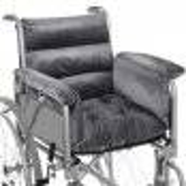 Surround  Design Wheelchair Seat Cushion with Straps, Recliner Design, Pressure Sore Prevention,