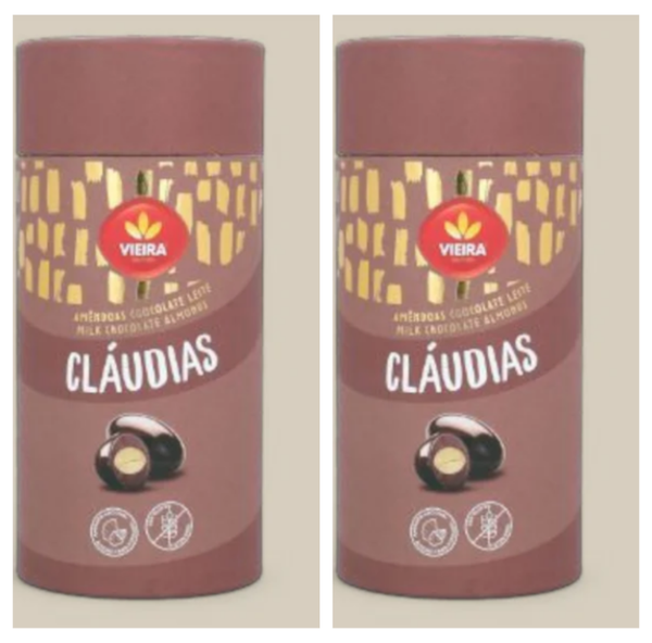 Cláudia’s Gourmet Chocolate Almonds From Portugal 2 boxes