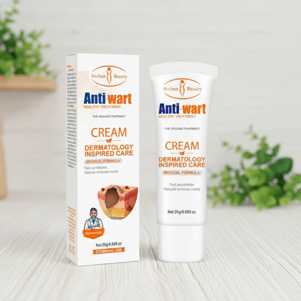 Aichun Beauty Anti-Wart Cream Wart Remover Ointment for Plantar Flat Genital 20g