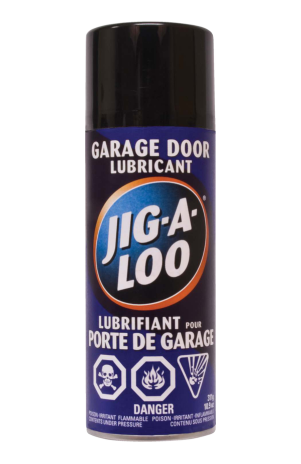 JIG-A-LOO All-Season, Dry Film, Garage Door Lubricant , 311-g From Canada