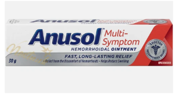 Anusol Multi-Symptom Hemorrhoid Relief Ointment 30g - Fresh from Canada - 1 Pack wm