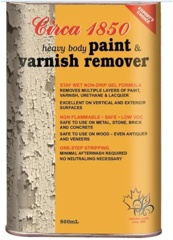 Circa 1850 Heavy Body Paint and Varnish Stripper From Canada -hh