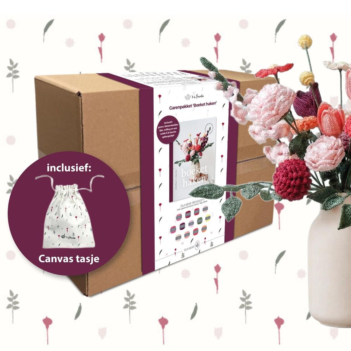 Garenpakket Boeket Haken   ( PRE - ORDER )